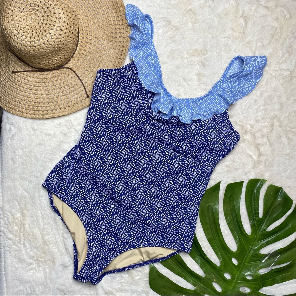 COPY - Cabana Life West Indies Ruffle One Piece - Picture 4 of 10